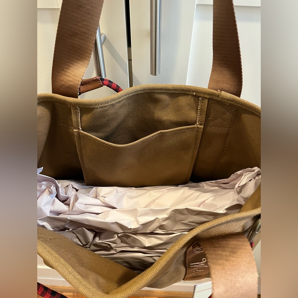 Woolrich x Target Collab Canvas Tote w/Carabiner, NWT - Picture 7 of 9
